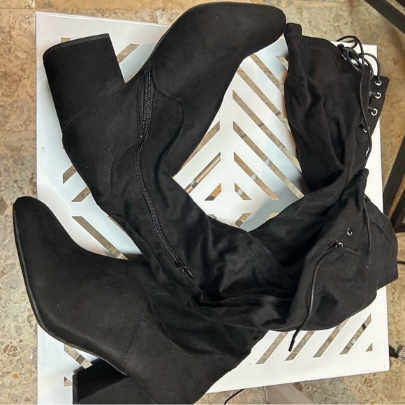 👠Suede boots - Picture 2 of 5